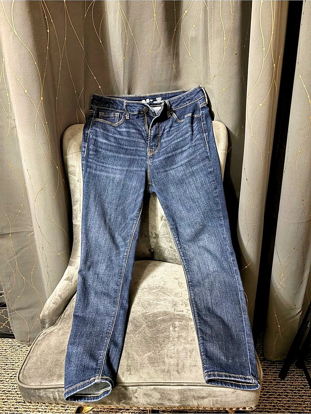 Old Navy Rockstar Super Skinny High Rise Secret Slim Pockets Jeans High Rise